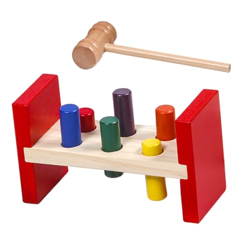 Milisten 1satz Holzspielzeug Für Klopfspiel Mit Hammer Frühkindliche Lernspielzeug Farberkennung Sicheres Und Langlebiges Percussion-Spielzeug Für Kleinkinder Milisten 1satz Holzspielzeug Für Klopfspiel Mit Hammer Frühkindliche Lernspielzeug Farberkennung Sicheres Und Langlebiges Percussion-Spielzeug Für Kleinkinder von Milisten