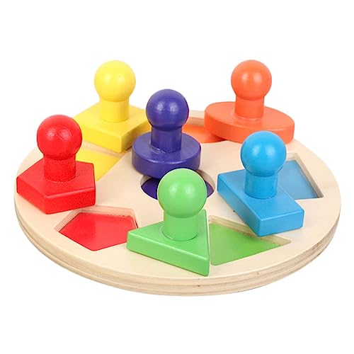 Milisten 1Satz Lernspielzeug für Holzspielzeug mit Bunten Geometrischen Formen zur und Formabstimmung Hand Auge Koordination und Geometriekenntnisse Milisten 1Satz Lernspielzeug für Holzspielzeug mit Bunten Geometrischen Formen zur und Formabstimmung Hand Auge Koordination und Geometriekenntnisse von Milisten