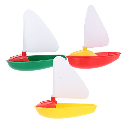 Milisten 3 Stück Kleiner Kunststoff Segelboot Spielzeug für Kinder Wasserspielzeug für Badewanne und Pool Sicheres Badespielzeug Lehrreiches Bootspielzeug für Kleinkinder Milisten 3 Stück Kleiner Kunststoff Segelboot Spielzeug für Kinder Wasserspielzeug für Badewanne und Pool Sicheres Badespielzeug Lehrreiches Bootspielzeug für Kleinkinder von Milisten