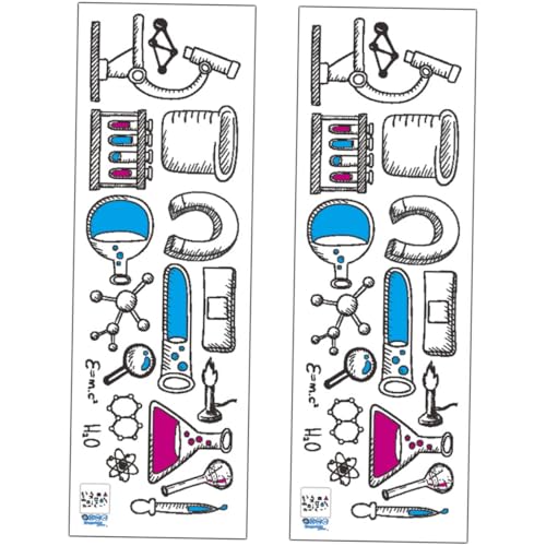 Milisten 2 Blätter Wissenschaftliche Wandsticker Chemie Elemente Abziehbar Langlebig für Klassenzimmer Kinderzimmer Labor Dekoration Kreative Lernaufkleber Milisten 2 Blätter Wissenschaftliche Wandsticker Chemie Elemente Abziehbar Langlebig für Klassenzimmer Kinderzimmer Labor Dekoration Kreative Lernaufkleber von Milisten