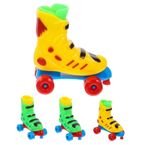 Milisten 2 Paar Finger Roller Skate Bunter Kunststoff Fingerskates Robustes Rollschuh für Stressabbau Tragbar und Dekorativ Geeignet als für Fingerboard Fans Zufällige Zufällige Farbe Milisten 2 Paar Finger Roller Skate Bunter Kunststoff Fingerskates Robustes Rollschuh für Stressabbau Tragbar und Dekorativ Geeignet als für Fingerboard Fans Zufällige Zufällige Farbe von Milisten