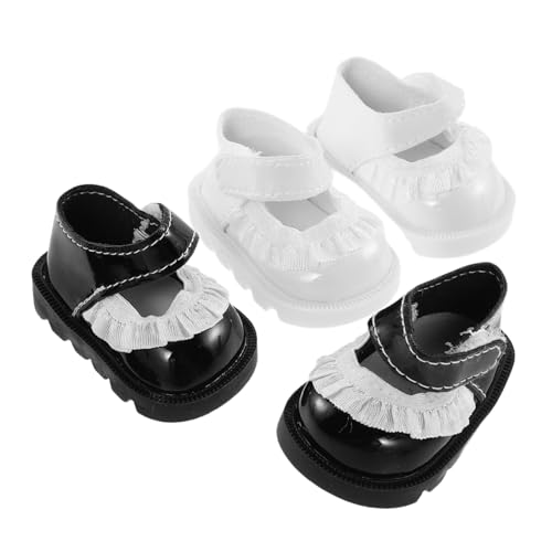 Milisten 2 Paare Miniatur Puppenschuhe mit Blumen-Spitze Doll Schuhe Vielseitige Mini Szene Requisiten Mädchen Schuh Zubehör Puppenhaus Dekoration Milisten 2 Paare Miniatur Puppenschuhe mit Blumen-Spitze Doll Schuhe Vielseitige Mini Szene Requisiten Mädchen Schuh Zubehör Puppenhaus Dekoration von Milisten