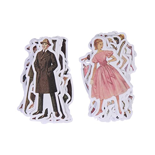 Milisten 2 Packungen Vintage People Scrapbook Sticker mit Dekorativen Aufklebern für Scrapbooking Journaling und DIY Projekte für Tagebuch Fotoalben und Kreative Bastelarbeiten Milisten 2 Packungen Vintage People Scrapbook Sticker mit Dekorativen Aufklebern für Scrapbooking Journaling und DIY Projekte für Tagebuch Fotoalben und Kreative Bastelarbeiten von Milisten