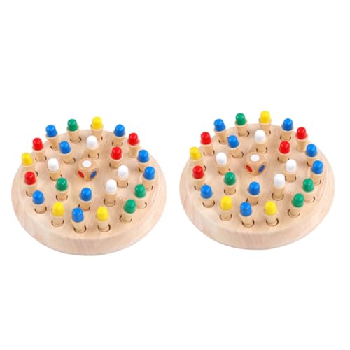 Milisten 2 Sätze Holz Memory Schachspiel Kreatives Lernspielzeug zur Gedächtnisförderung für Leicht Robust Tragbar Pädagogisches Intelligenzspielzeug für Jungen und Mädchen Milisten 2 Sätze Holz Memory Schachspiel Kreatives Lernspielzeug zur Gedächtnisförderung für Leicht Robust Tragbar Pädagogisches Intelligenzspielzeug für Jungen und Mädchen von Milisten