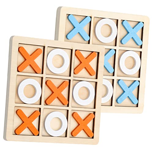 Milisten 2 Sätze Holz Toe Schachspiel Lernspielzeug Brettspiel Fördert Konzentration Orange Blau Milisten 2 Sätze Holz Toe Schachspiel Lernspielzeug Brettspiel Fördert Konzentration Orange Blau von Milisten