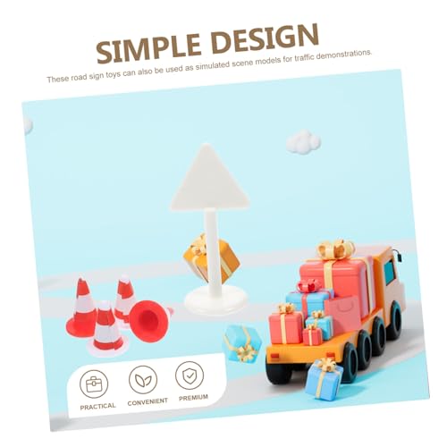 Milisten 2 Sätze Miniatur Verkehrszeichen Weiß blau Lernspielzeug für Verkehrssicherheit Frühe Bildung Realistische Mini Straßenverkehrsschilder und Absperrungen Milisten 2 Sätze Miniatur Verkehrszeichen Weiß blau Lernspielzeug für Verkehrssicherheit Frühe Bildung Realistische Mini Straßenverkehrsschilder und Absperrungen von Milisten