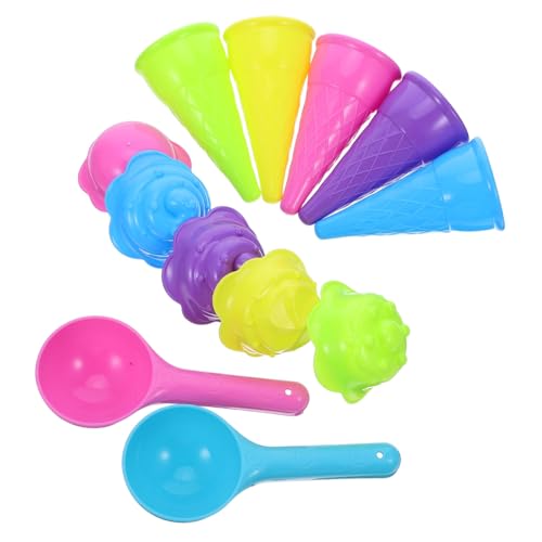 Milisten 2 Sätze Sandspielzeug Eiscreme Sandform und Schaufel aus Lebensmittelechtem Kunststoff Sicher und Vielseitig für Strand Sandkasten Drinnen und Draußen Kreatives Milisten 2 Sätze Sandspielzeug Eiscreme Sandform und Schaufel aus Lebensmittelechtem Kunststoff Sicher und Vielseitig für Strand Sandkasten Drinnen und Draußen Kreatives von Milisten