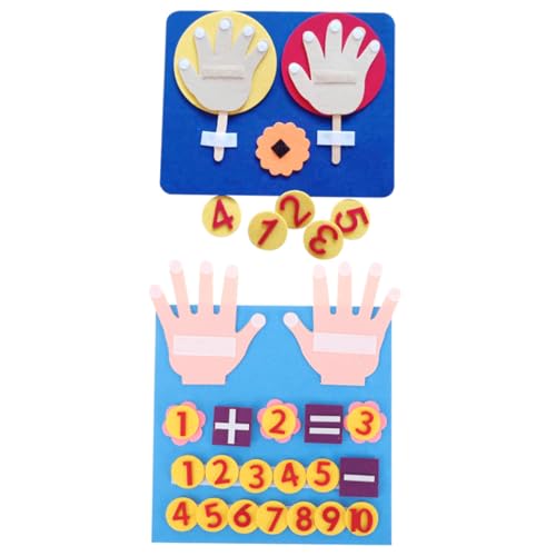 Milisten 2 Sätze Zählspielzeug Mathe Lernspielzeug mit Filzmaterialien für Addition Subtraktion Frühpädagogik Handliches Lernspielzeug zur Motorik und Zahlenverständnis Milisten 2 Sätze Zählspielzeug Mathe Lernspielzeug mit Filzmaterialien für Addition Subtraktion Frühpädagogik Handliches Lernspielzeug zur Motorik und Zahlenverständnis von Milisten