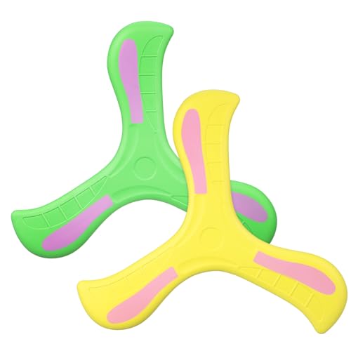 Milisten 2 Stück Boomerang aus Eva Material Sicher und Flexibel Zurückkehrender Outdoor Wurfspaß für Hand Augen koordination Gartenspielzeug für Jungen und Mädchen Milisten 2 Stück Boomerang aus Eva Material Sicher und Flexibel Zurückkehrender Outdoor Wurfspaß für Hand Augen koordination Gartenspielzeug für Jungen und Mädchen von Milisten