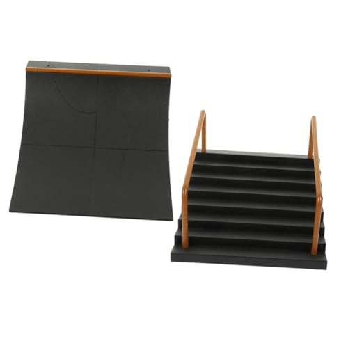 Milisten 2 Stück Finger Skateboard Park Ramp Teilig Kunststoff Fingerboard Rampe Hindernis Fingerskate Zubehör für Fingerfertigkeit Training und Fingersport Jugendliche Milisten 2 Stück Finger Skateboard Park Ramp Teilig Kunststoff Fingerboard Rampe Hindernis Fingerskate Zubehör für Fingerfertigkeit Training und Fingersport Jugendliche von Milisten