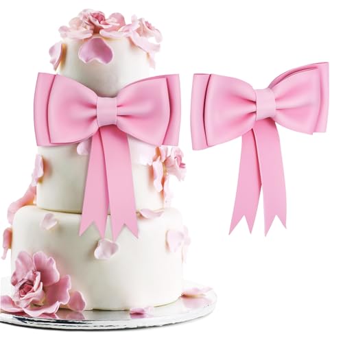 Milisten 2 Stück Große Pinke Schleifen Tortendeko aus Leichtem EVA Romantischer Bowknot Cake Topper für Geburtstag Party Vielseitige Kuchen Cupcake Dekoration Milisten 2 Stück Große Pinke Schleifen Tortendeko aus Leichtem EVA Romantischer Bowknot Cake Topper für Geburtstag Party Vielseitige Kuchen Cupcake Dekoration von Milisten