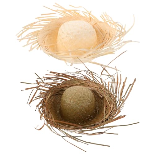 Milisten 2 Stück Hawaiianische Strohhüte für Damen Geflochtener Leichter Sonnenhut in Einzigartiger Nestform Kompakt Atmungsaktiv für Strand Party und Sommerurlaub Milisten 2 Stück Hawaiianische Strohhüte für Damen Geflochtener Leichter Sonnenhut in Einzigartiger Nestform Kompakt Atmungsaktiv für Strand Party und Sommerurlaub von Milisten