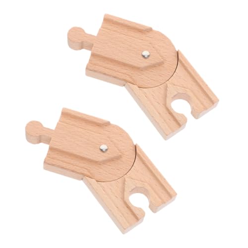 Milisten 2 Stück Holz Eisenbahn Zubehör Teiliges DIY für Flexibles Holzeisenbahn Schienen zum Kreativen Bauen Fördert Feinmotorik und Hand Auge Koordination Geeignet für Jungen und Mädchen Milisten 2 Stück Holz Eisenbahn Zubehör Teiliges DIY für Flexibles Holzeisenbahn Schienen zum Kreativen Bauen Fördert Feinmotorik und Hand Auge Koordination Geeignet für Jungen und Mädchen von Milisten