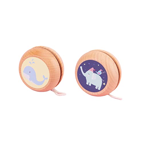 MILISTEN 2stücke Holz Jo-jo Spielzeug Mit Wal Und Für Junge Mädchen Zur Farberkennung Und Handgelenktraining Cartoon-Stil Ball Spielzeug MILISTEN 2stücke Holz Jo-jo Spielzeug Mit Wal Und Für Junge Mädchen Zur Farberkennung Und Handgelenktraining Cartoon-Stil Ball Spielzeug von Milisten