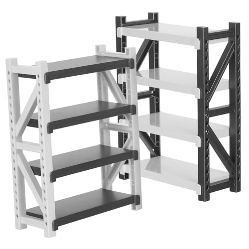 Milisten 2 Stück Miniatur Puppenhaus Regale aus Leichtem Kunststoff Aufbewahrungsregal Mini Lagerregal für Realistische Micro-Szene Möbel Zubehör Milisten 2 Stück Miniatur Puppenhaus Regale aus Leichtem Kunststoff Aufbewahrungsregal Mini Lagerregal für Realistische Micro-Szene Möbel Zubehör von Milisten