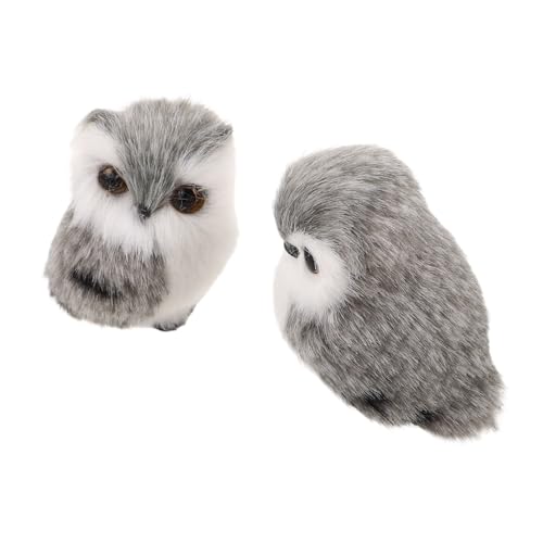 Milisten 2 Stück Realistische Eulen Plüschtiere Flauschig Kuschelig Langlebig Geburtstag Dekoration für Zuhause und Büro Milisten 2 Stück Realistische Eulen Plüschtiere Flauschig Kuschelig Langlebig Geburtstag Dekoration für Zuhause und Büro von Milisten