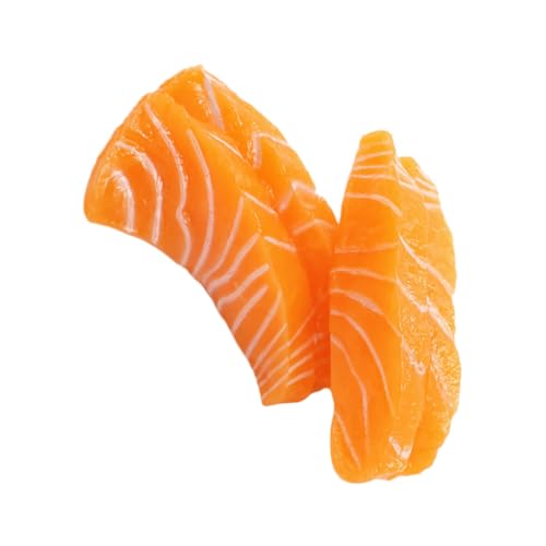 Milisten 2 Stück Realistisches Teiliges Lachsscheiben Modell Fotorequisite Dekorative Küchen und Wohnaccessoires Wiederverwendbar Lebensechte für Kinderzimmer Fotografie Schaufenster und Milisten 2 Stück Realistisches Teiliges Lachsscheiben Modell Fotorequisite Dekorative Küchen und Wohnaccessoires Wiederverwendbar Lebensechte für Kinderzimmer Fotografie Schaufenster und von Milisten