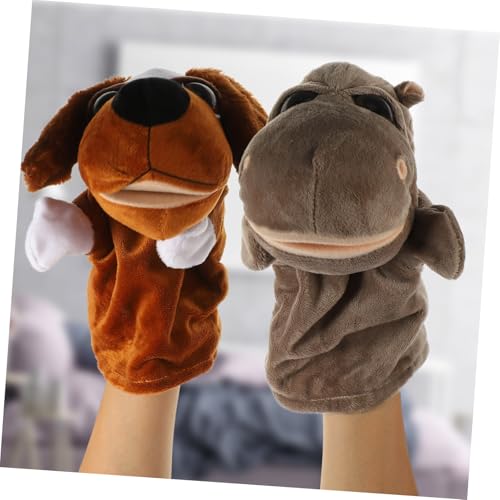 Milisten 2 Stück Teiliges Handgefertigte Plüsch tierhandpuppen mit Aufklappbarem Mund Weiche Stofftiere für Interaktives Geschichtenerzählen Eltern Junge Mädchen von Fantasie und Milisten 2 Stück Teiliges Handgefertigte Plüsch tierhandpuppen mit Aufklappbarem Mund Weiche Stofftiere für Interaktives Geschichtenerzählen Eltern Junge Mädchen von Fantasie und von Milisten
