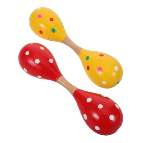 Milisten 2 Stück Teiliges Holz-Maracas Doppelseitige Rasseln mit Klarem Rhythmus Kindersichere Holz-Rumba-Shaker für Kleinkinder Fördert Motorik und Musikalische Früherziehung Milisten 2 Stück Teiliges Holz-Maracas Doppelseitige Rasseln mit Klarem Rhythmus Kindersichere Holz-Rumba-Shaker für Kleinkinder Fördert Motorik und Musikalische Früherziehung von Milisten
