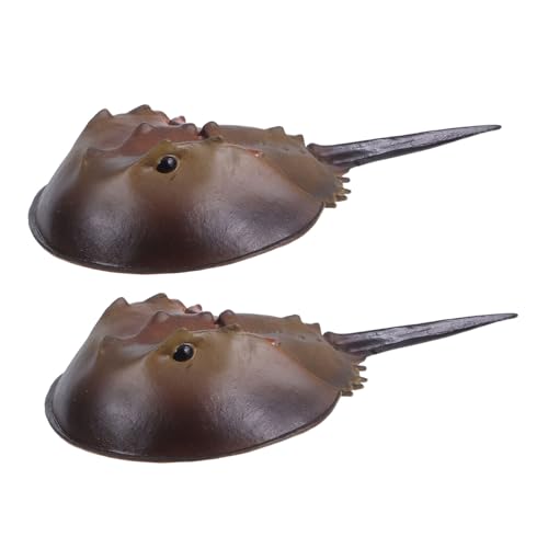 Milisten 2stücke Spielzeugkrabbe Aus Kunststoff Große Pfeilschwanzkrebs-Figur Realistische Meerestiermodelle Miniatur-tierspielzeug Für Junge Mädchen Simulierte Ozeankreaturen Zum Milisten 2stücke Spielzeugkrabbe Aus Kunststoff Große Pfeilschwanzkrebs-Figur Realistische Meerestiermodelle Miniatur-tierspielzeug Für Junge Mädchen Simulierte Ozeankreaturen Zum von Milisten