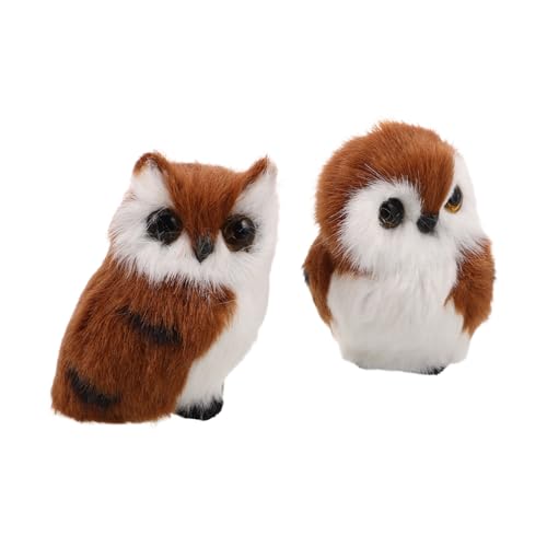 Milisten 2 Stück Teiliges Plüsch Eulen Deko Realistisch Gestaltete Weiche Kuscheltiere aus Hochwertigem Niedliche Tierfiguren für Kinderzimmer und Festliche Wohnraumdekoration Milisten 2 Stück Teiliges Plüsch Eulen Deko Realistisch Gestaltete Weiche Kuscheltiere aus Hochwertigem Niedliche Tierfiguren für Kinderzimmer und Festliche Wohnraumdekoration von Milisten
