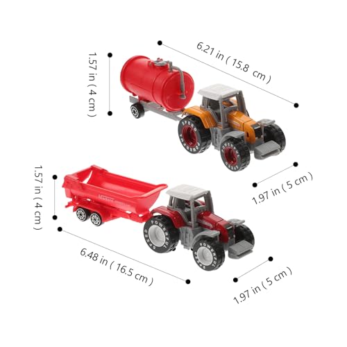 Milisten 2 Stück Teiliges Traktor Realistische Bauernhof Modelle Reibungsbetriebene Kunststoff Nutzfahrzeuge Lernspielzeug für Jungen Ab Jahren Fördert Motorik und Kommunikation Milisten 2 Stück Teiliges Traktor Realistische Bauernhof Modelle Reibungsbetriebene Kunststoff Nutzfahrzeuge Lernspielzeug für Jungen Ab Jahren Fördert Motorik und Kommunikation von Milisten
