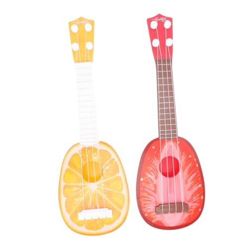 Milisten 2 Stück Teiliges Ukulele Spielzeugset für Anfänger Realistische Mini ukulelen aus Kunststoff Kindgerechtes Musikinstrument mit Abgerundeten Kanten Pädagogisches Lernspielzeug Milisten 2 Stück Teiliges Ukulele Spielzeugset für Anfänger Realistische Mini ukulelen aus Kunststoff Kindgerechtes Musikinstrument mit Abgerundeten Kanten Pädagogisches Lernspielzeug von Milisten