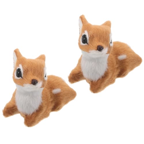 Milisten 2 Stück Teiliges Weihnachtsrentier Realistische Plüsch-Dekorationen Kleine Niedliche Rentierfiguren Festlicher Tischschmuck für Zuhause Kamin und Party Weiche Langlebige Milisten 2 Stück Teiliges Weihnachtsrentier Realistische Plüsch-Dekorationen Kleine Niedliche Rentierfiguren Festlicher Tischschmuck für Zuhause Kamin und Party Weiche Langlebige von Milisten