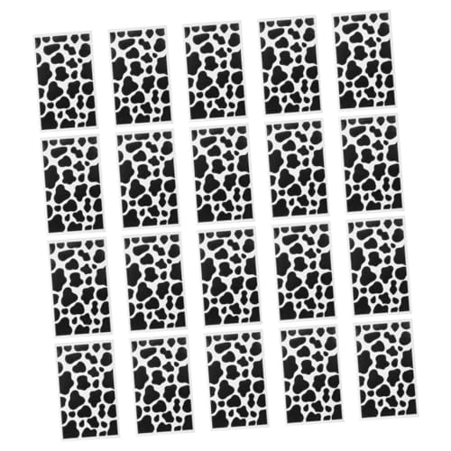 Milisten 20 Blatt Cow Print Aufkleber Scrapbooking DIY Sticker mit Lebendigem Kuhmuster Selbstklebend Vielseitig für Notizbücher Flaschen und Dekoration Langlebiges Material Milisten 20 Blatt Cow Print Aufkleber Scrapbooking DIY Sticker mit Lebendigem Kuhmuster Selbstklebend Vielseitig für Notizbücher Flaschen und Dekoration Langlebiges Material von Milisten