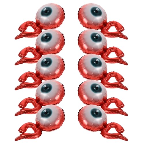 Milisten 20 Stück Inflatable Aluminium Eyeball Ballons für Partydekoration und Festliche Anlässe für Halloween und Themenfeiern Milisten 20 Stück Inflatable Aluminium Eyeball Ballons für Partydekoration und Festliche Anlässe für Halloween und Themenfeiern von Milisten