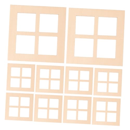 Milisten 20 Stück Maßstab Vierfach fensterrahmen DIY Puppenhaus Zubehör Mini Haus Dekoration Langlebige Bastelmodelle für Kreative Wohn Bürodekoration Milisten 20 Stück Maßstab Vierfach fensterrahmen DIY Puppenhaus Zubehör Mini Haus Dekoration Langlebige Bastelmodelle für Kreative Wohn Bürodekoration von Milisten