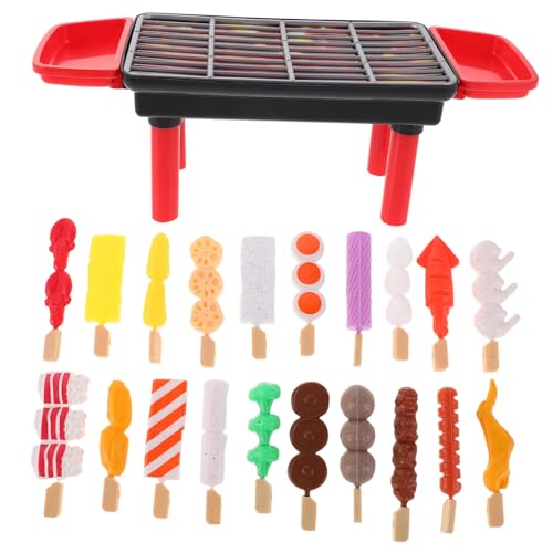 Milisten 20 Stück Teiliges BBQ Spielset für Realistischen Grillgerichten Rauch Licht und Soundeffekten Pädagogisches Grillspielzeug für Drinnen und Draußen Fördert Kreativität und Motorik Milisten 20 Stück Teiliges BBQ Spielset für Realistischen Grillgerichten Rauch Licht und Soundeffekten Pädagogisches Grillspielzeug für Drinnen und Draußen Fördert Kreativität und Motorik von Milisten