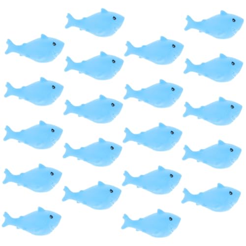 Milisten 20 Stück Teiliges Badespielzeug mit Quietschen Kleine Weiche Haifiguren aus Schadstofffreiem Material rutschfest für Junge Mädchen und Kleinkinder für Schwimmbad Dusche und Milisten 20 Stück Teiliges Badespielzeug mit Quietschen Kleine Weiche Haifiguren aus Schadstofffreiem Material rutschfest für Junge Mädchen und Kleinkinder für Schwimmbad Dusche und von Milisten