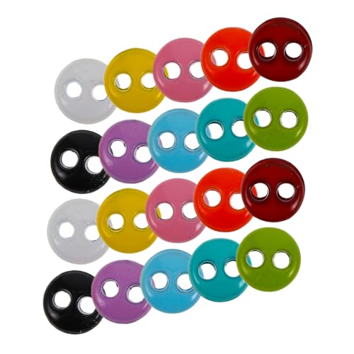 Milisten 20 Stück Teiliges Bunte Mini Kunststoffknöpfe mit Zwei Löchern für Puppenkleidung Kleine Robuste DIY Nähknöpfe Passend für Verschiedene Puppen und Kreative Bastelprojekte Milisten 20 Stück Teiliges Bunte Mini Kunststoffknöpfe mit Zwei Löchern für Puppenkleidung Kleine Robuste DIY Nähknöpfe Passend für Verschiedene Puppen und Kreative Bastelprojekte von Milisten