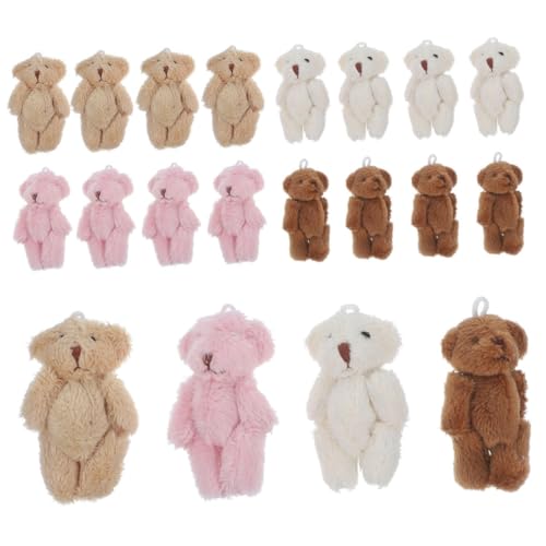 Milisten 20 Stück Teiliges Mini Plüschbär Weiche Kleine Bären Zarte Kuscheltier Anhänger für Babyparty Schlüsselanhänger Taschenanhänger Geschenkaccessoires Milisten 20 Stück Teiliges Mini Plüschbär Weiche Kleine Bären Zarte Kuscheltier Anhänger für Babyparty Schlüsselanhänger Taschenanhänger Geschenkaccessoires von Milisten