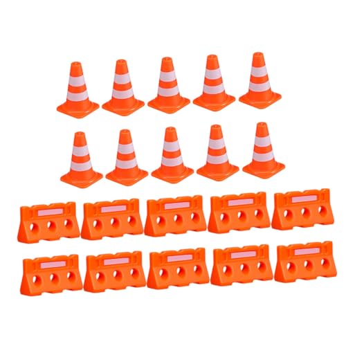 Milisten 20 Stück Teiliges Mini Verkehrsleitkegel aus Kunststoff Kindersicheres Verkehrsspielzeug für Kreative Straßenszenen Inklusive Orangene und Wasserbarrieren Fördert Fantasie und Milisten 20 Stück Teiliges Mini Verkehrsleitkegel aus Kunststoff Kindersicheres Verkehrsspielzeug für Kreative Straßenszenen Inklusive Orangene und Wasserbarrieren Fördert Fantasie und von Milisten