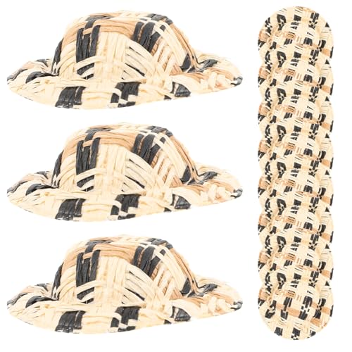 Milisten 20 Stück Teiliges Miniatur Gewebte Strohhüte Handgefertigt Leichte Puppendeko DIY Bastelset für Mini hüte Foto Requisiten Kreative Mini Mützen zum Basteln und Puppenzubehör Milisten 20 Stück Teiliges Miniatur Gewebte Strohhüte Handgefertigt Leichte Puppendeko DIY Bastelset für Mini hüte Foto Requisiten Kreative Mini Mützen zum Basteln und Puppenzubehör von Milisten