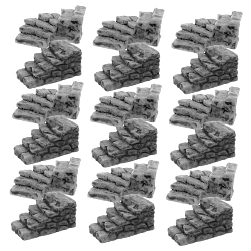 Milisten 20 Stück Teiliges Miniatur Steintreppen aus Resin Langlebige DIY Puppenhaus Treppen Accessoires Gebogene und Gerade für Feengarten Bonsai und Mini Haus Dekoration Milisten 20 Stück Teiliges Miniatur Steintreppen aus Resin Langlebige DIY Puppenhaus Treppen Accessoires Gebogene und Gerade für Feengarten Bonsai und Mini Haus Dekoration von Milisten