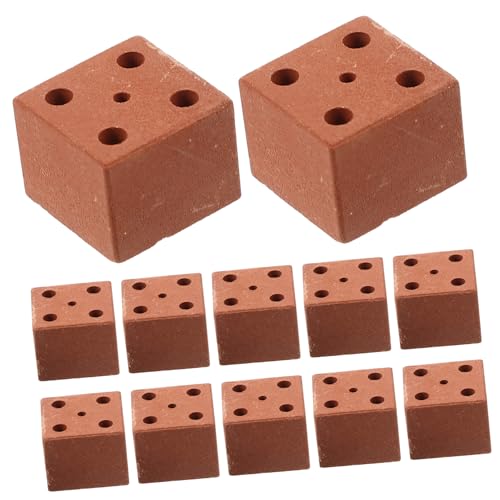 Milisten 20 Stück Teiliges Miniatur Ziegelstein Modellset Detailgetreue Poröse Bausteine für DIY Miniatursteine Kompakt Vielseitig für Garten und Puppenhaus Dekoration Milisten 20 Stück Teiliges Miniatur Ziegelstein Modellset Detailgetreue Poröse Bausteine für DIY Miniatursteine Kompakt Vielseitig für Garten und Puppenhaus Dekoration von Milisten