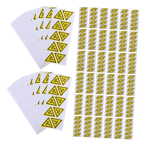 Milisten 200stücke Sichtbarkeits-Maschinen-gefahrenschilder Selbstklebende Vorsichtsaufkleber Warnetiketten Etiketten Zur Handverletzungsprävention Für Am Arbeitsplatz Milisten 200stücke Sichtbarkeits-Maschinen-gefahrenschilder Selbstklebende Vorsichtsaufkleber Warnetiketten Etiketten Zur Handverletzungsprävention Für Am Arbeitsplatz von Milisten