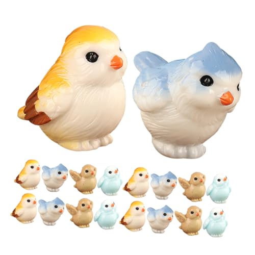 Milisten 20stücke Miniatur-papageien Aus Kunstharz Kleine Vogelfiguren Für Mikrolandschaften Bastelsets Dekorationen Für Zuhause Büro Und Sammler Milisten 20stücke Miniatur-papageien Aus Kunstharz Kleine Vogelfiguren Für Mikrolandschaften Bastelsets Dekorationen Für Zuhause Büro Und Sammler von Milisten