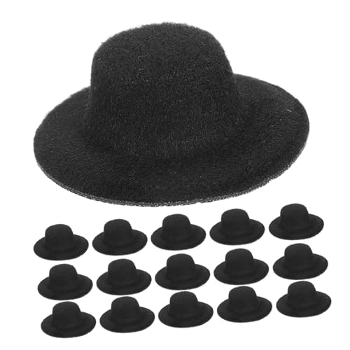 Milisten 24 Stück Teiliges Mini Miniatur Filz-mini-hüte Leichte Winzige Formelle Kopfbedeckung aus Eva-polyester für Puppen-diy Vintage Weihnachtsbaum-ornamente und Partydeko Schwarz Milisten 24 Stück Teiliges Mini Miniatur Filz-mini-hüte Leichte Winzige Formelle Kopfbedeckung aus Eva-polyester für Puppen-diy Vintage Weihnachtsbaum-ornamente und Partydeko Schwarz von Milisten