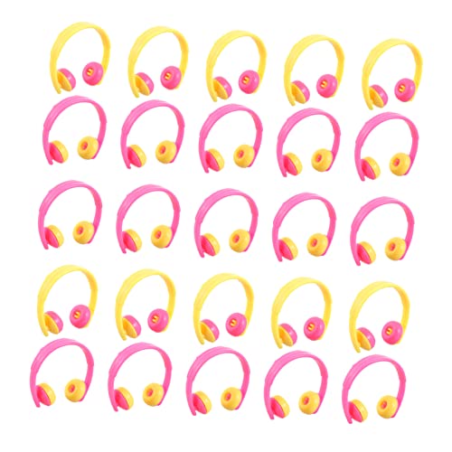 Milisten 25stücke Miniatur Kopfhörer Dollhouse Dekoration Mini Headset Ornamente Für Puppenhäuser Kreative Spielzeugaccessoires Zufällige Farben Milisten 25stücke Miniatur Kopfhörer Dollhouse Dekoration Mini Headset Ornamente Für Puppenhäuser Kreative Spielzeugaccessoires Zufällige Farben von Milisten