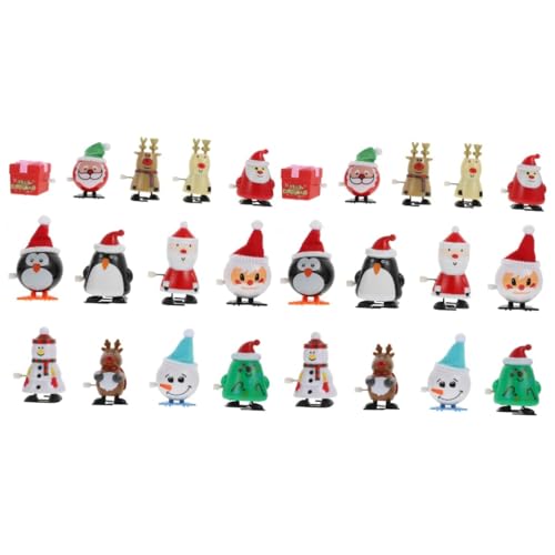 Milisten 26 Teiliges Aufziehspielzeug Weihnachtsedition Niedliche mechanische Spielzeuge für Batteriefrei Kreative Lauf und Springfiguren Interaktives Lernspielzeug für Familie und Milisten 26 Teiliges Aufziehspielzeug Weihnachtsedition Niedliche mechanische Spielzeuge für Batteriefrei Kreative Lauf und Springfiguren Interaktives Lernspielzeug für Familie und von Milisten