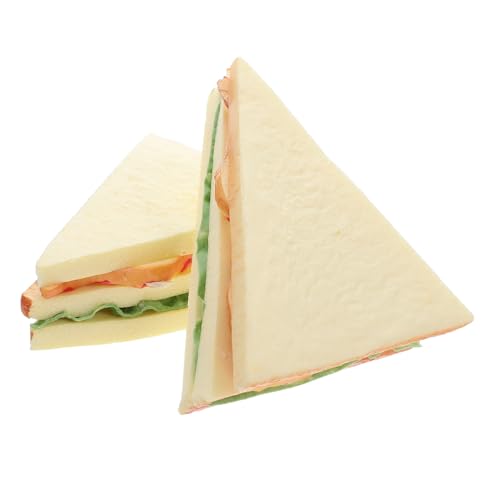Milisten 2stücke Künstliches Sandwich-Modell Aus Langlebigem Material Realistisches Sandwich-Brot-dekor Für Food-Fotografie Und Küchen-Display Simulierte Essensrequisiten Für Milisten 2stücke Künstliches Sandwich-Modell Aus Langlebigem Material Realistisches Sandwich-Brot-dekor Für Food-Fotografie Und Küchen-Display Simulierte Essensrequisiten Für von Milisten
