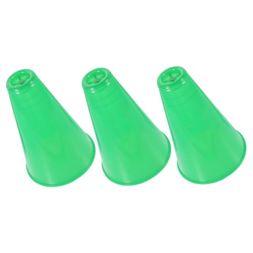 Milisten 3 Stück Grüne Megaphone aus Robustem Pp-material Laute Stimmprojektion Langlebig und Präzise Gefertigt für Sportveranstaltungen Partys Spiele und Outdoor-aktivitäten Milisten 3 Stück Grüne Megaphone aus Robustem Pp-material Laute Stimmprojektion Langlebig und Präzise Gefertigt für Sportveranstaltungen Partys Spiele und Outdoor-aktivitäten von Milisten