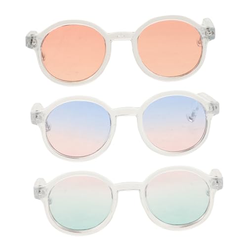 Milisten 3 Stück Miniatur Brillen für Puppen Runde Kunststoff puppenbrillen Vielseitig Einsetzbare Eyewear Accessoires für DIY Puppenkostüme und Anziehspielzeug Milisten 3 Stück Miniatur Brillen für Puppen Runde Kunststoff puppenbrillen Vielseitig Einsetzbare Eyewear Accessoires für DIY Puppenkostüme und Anziehspielzeug von Milisten