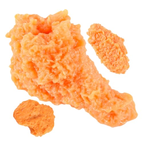 Milisten 3 Stück Realistisches Hähnchenmodell Verschleißfestes Geflügel dekor mit Hähnchenflügel Hähnchenkeule und Hähnchenstück Lebensnahe Nachbildung für Fotografie Partydeko und Milisten 3 Stück Realistisches Hähnchenmodell Verschleißfestes Geflügel dekor mit Hähnchenflügel Hähnchenkeule und Hähnchenstück Lebensnahe Nachbildung für Fotografie Partydeko und von Milisten