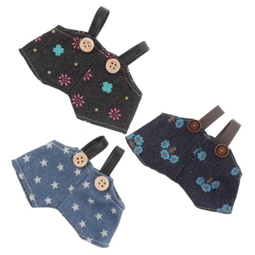 Milisten 3 Stück Teiliges Doll Overalls aus Denim Süße Puppenkleidung für Stofftiere und Kuscheltiere Modische DIY Outfits für Kuschelbären und Puppen zum Anziehen Milisten 3 Stück Teiliges Doll Overalls aus Denim Süße Puppenkleidung für Stofftiere und Kuscheltiere Modische DIY Outfits für Kuschelbären und Puppen zum Anziehen von Milisten