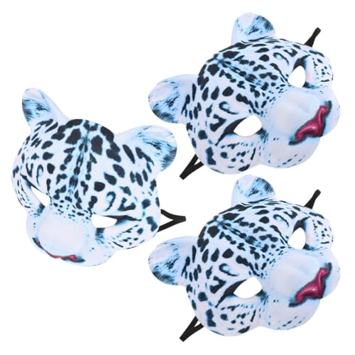 Milisten 3 Stück Teiliges Halloween Halbgesicht Tiermasken aus Leichtem EVA Leoparden-motiv Kostüm-masken für Karneval Fasching und Mottopartys Passend und Detailreich Gestaltet Milisten 3 Stück Teiliges Halloween Halbgesicht Tiermasken aus Leichtem EVA Leoparden-motiv Kostüm-masken für Karneval Fasching und Mottopartys Passend und Detailreich Gestaltet von Milisten